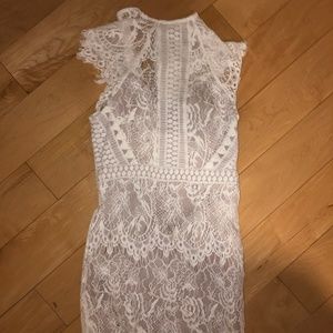 White Laced Dress